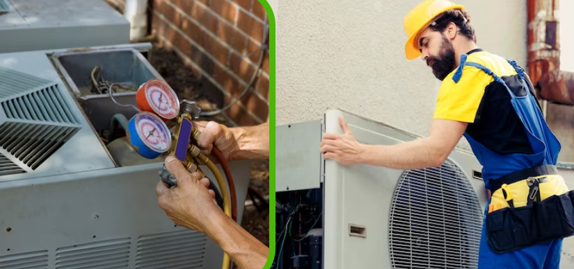 Technician cleaning HVAC ducts for improved air quality